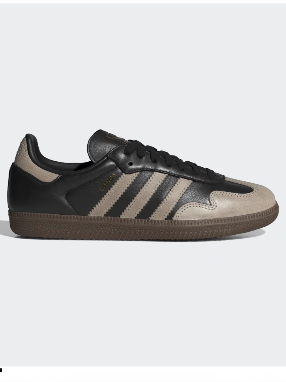 adidas Samba OG Sneakers - Black & Taupe